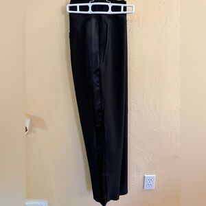 Athleta Endless Pants, 16 Tall (black w/ satin stripe)